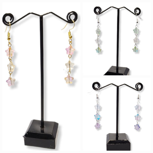 New Star Earrings - 3 colour options