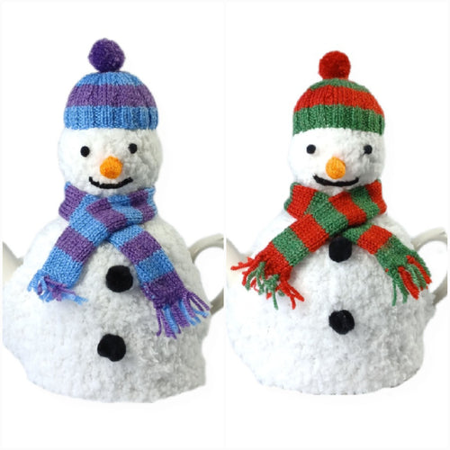 Snowman Teapot cover - 2 colour options