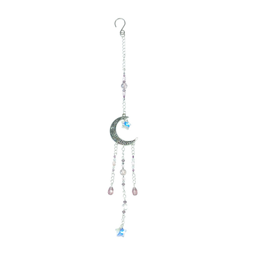 NEW Moon suncatcher - Lilac tones