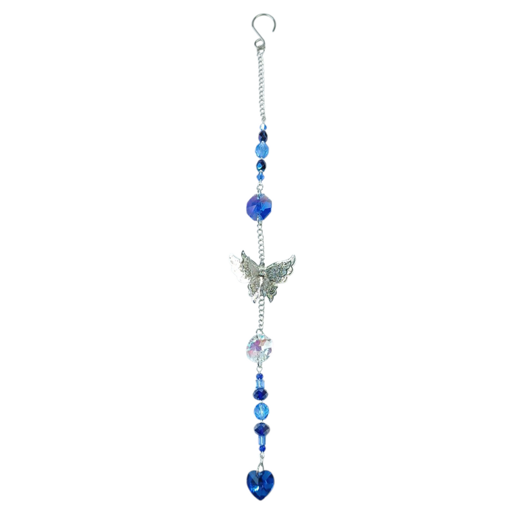 NEW Butterfly suncatcher - Blue
