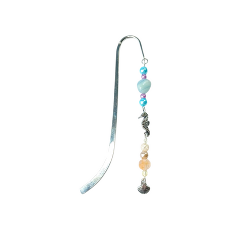 NEW Seahorse beaded bookmark