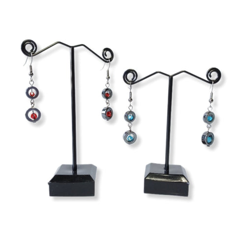 Hematite Earrings - 2 colour options