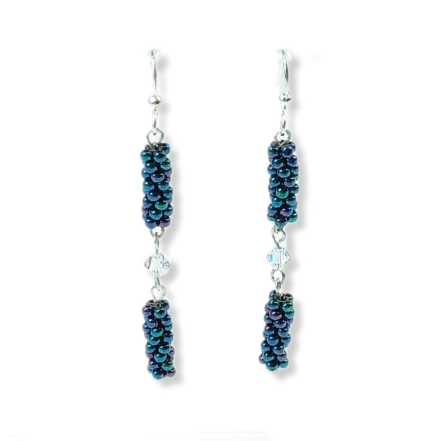 Swarovski drop Earrings - 7 colour options