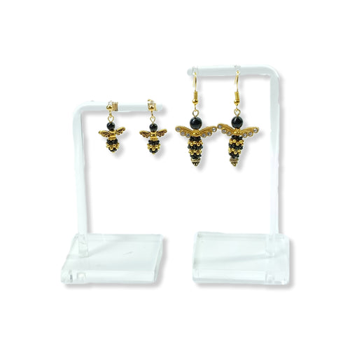 Bumble Bee earrings - 2 size options