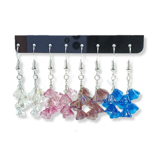 Floral Earrings - 4 Colour options