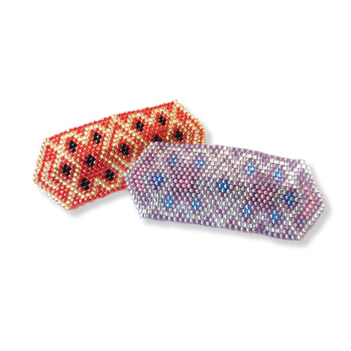 Hair Clip - Aztec inspired design - 2 colour options