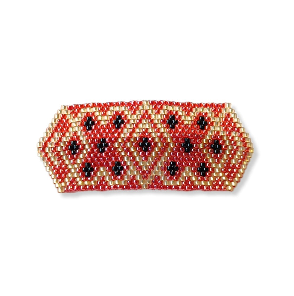 Hair Clip - Aztec inspired design - 2 colour options
