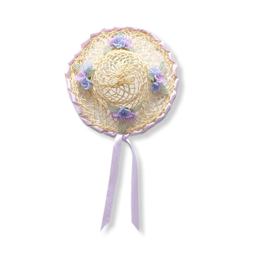 Bonnet wall Hanging - Forget me not design