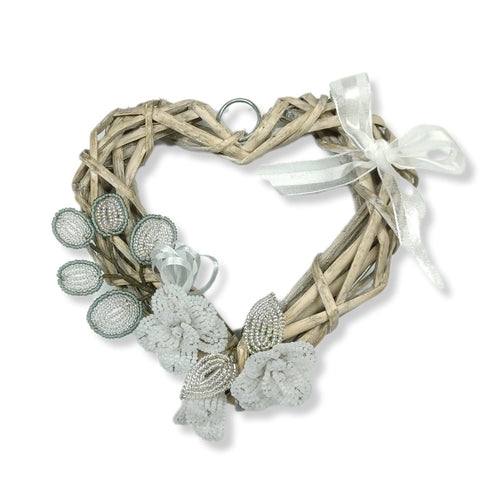 Small flower heart - White Rose