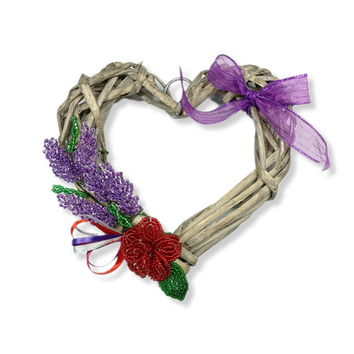 Small flower heart - Red Rose