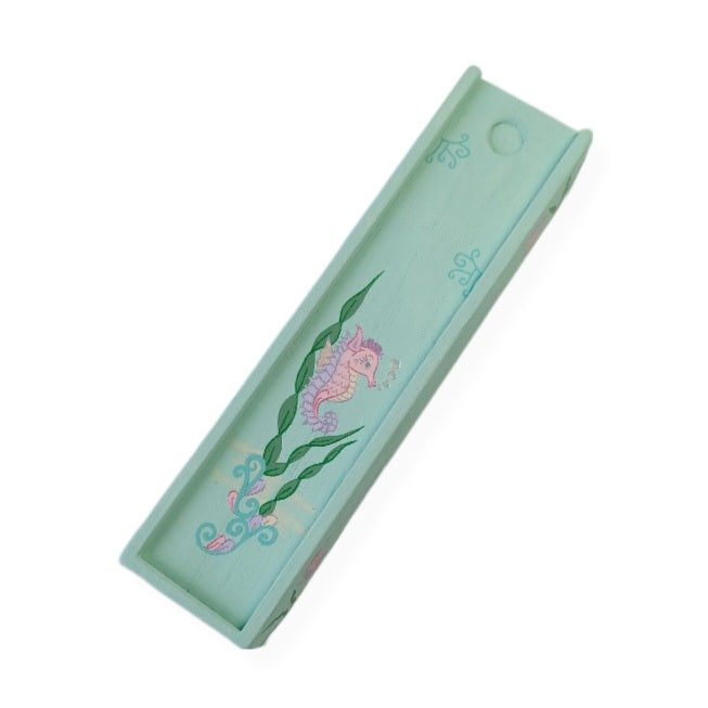 Pencil Box - Seahorse design