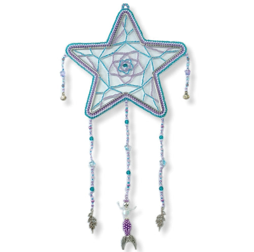 Medium Star dream catcher - Under the sea design