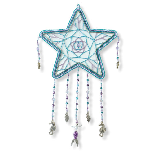 Large Star dream catcher - Under the sea design