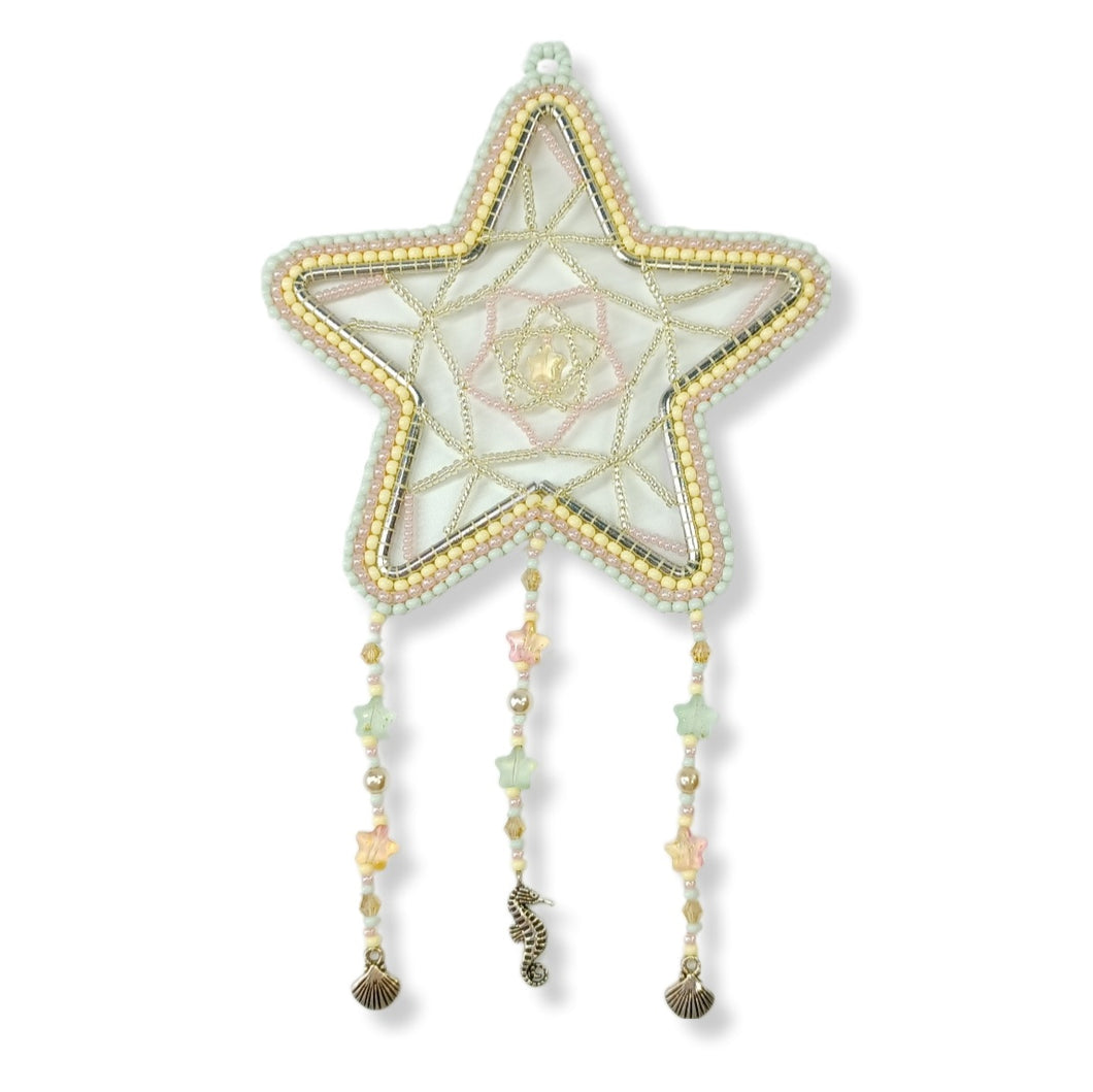 Small star dream catcher - Sea Shore design