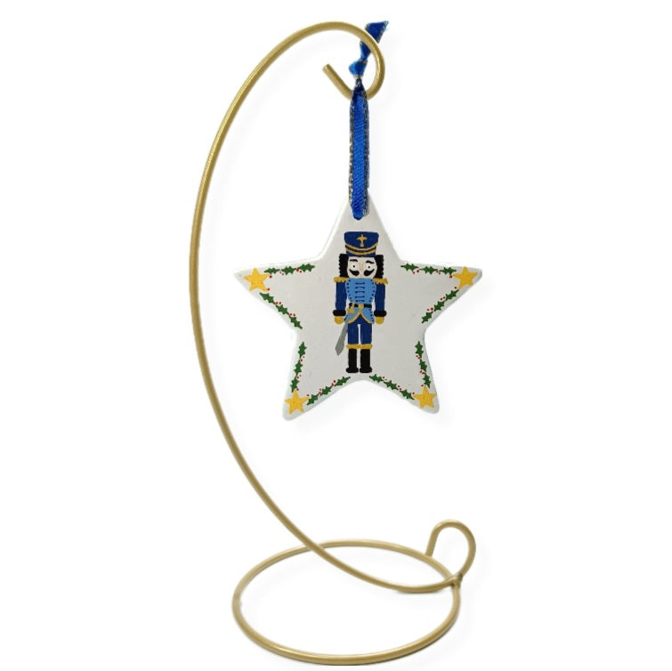 Nutcracker Star tree Decoration - 2 colour options