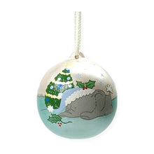 Ceramic Bauble - Elephant design - 2 colour options