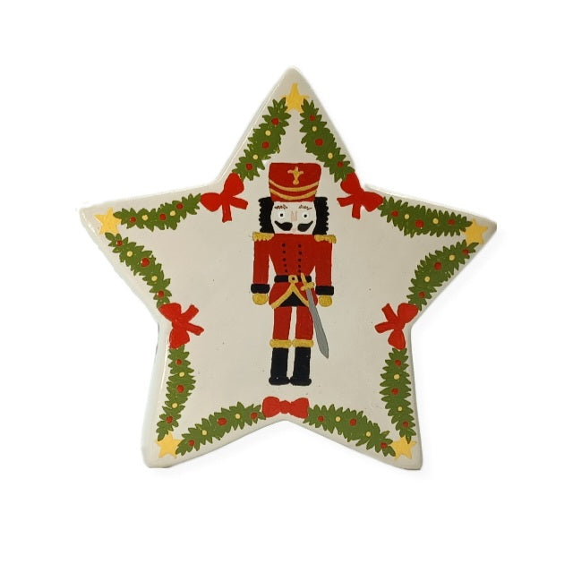 Nutcracker Star ceramic plant pot - 2 colour options