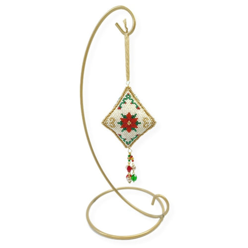 3D Pod Tree Decoration - Poinsettia design