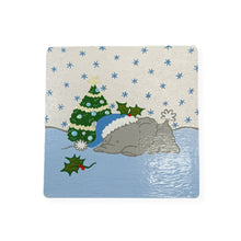 Christmas Elephant coasters - 4 colour options