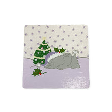 Christmas Elephant coasters - 4 colour options