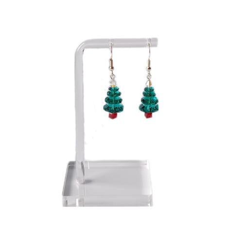 Christmas tree earrings