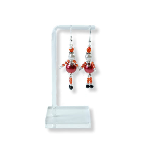 Santa earrings