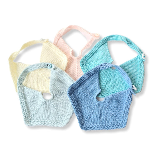Baby bibs - 5 colour options