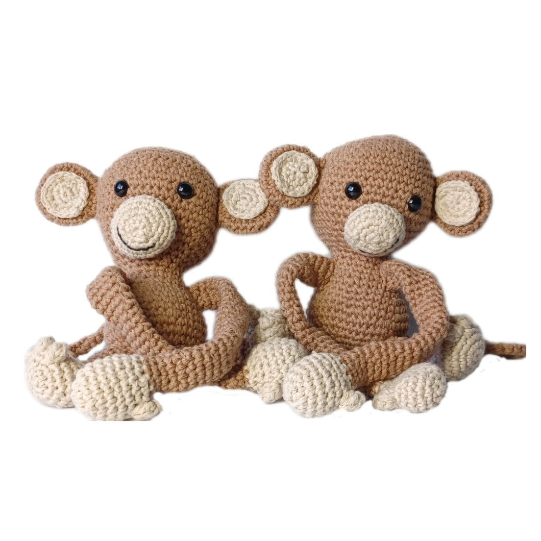 Monkey curtain tie backs