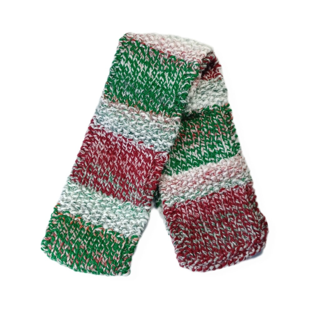 Festive scarf - Candy cane - 2 size options