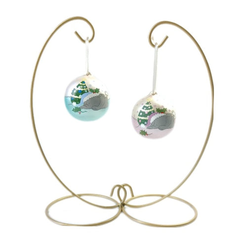 Ceramic Bauble - Elephant design - 2 colour options