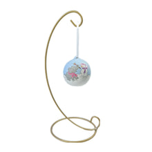 NEW Ceramic Bauble - Elephant/Snowman design 2 - 2 colour options