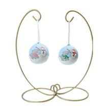 NEW Ceramic Bauble - Elephant/Snowman design 2 - 2 colour options