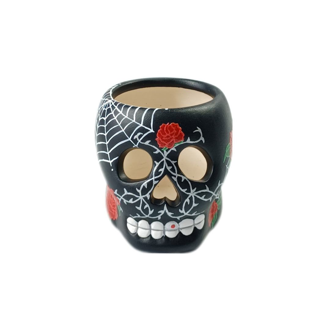 Skull Ceramic tea light holder
