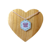 Wood Necklace - Butterfly design - 3 options