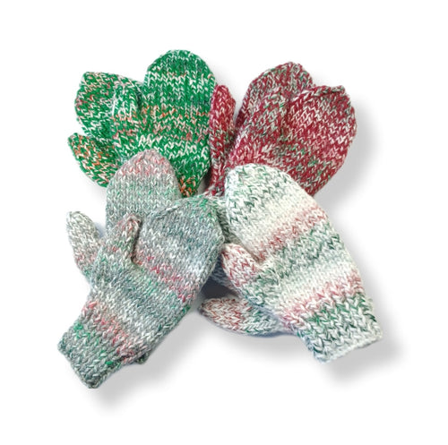 Festive Mittens - 5 to 9 years - 4 Colour options