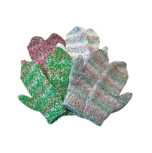 Festive Mittens - Women's L/Men's S - 4 Colour options