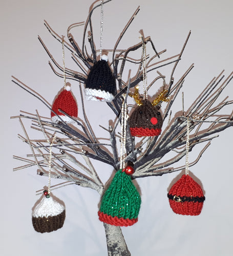 Chocolate cosy tree decorations