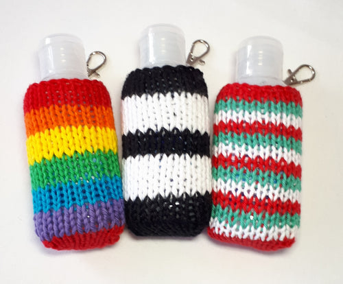 Hand Sanitiser Holder - Stripes - 3 options