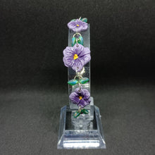 Porcelain Pansy Bracelet