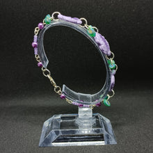 Porcelain Pansy Bracelet