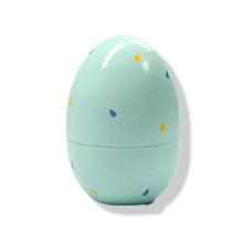 Wood Egg tiny trinket box - little boy Chick design