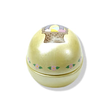 Ceramic Egg Trinket Box - Easter basket design