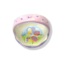 Ceramic Mini Easter basket - little girl Chick design