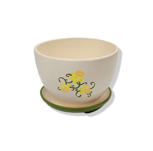 Tea cup planter - Daffodil design