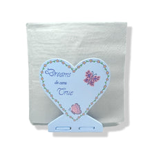 Heart Letter Holder Butterfly design
