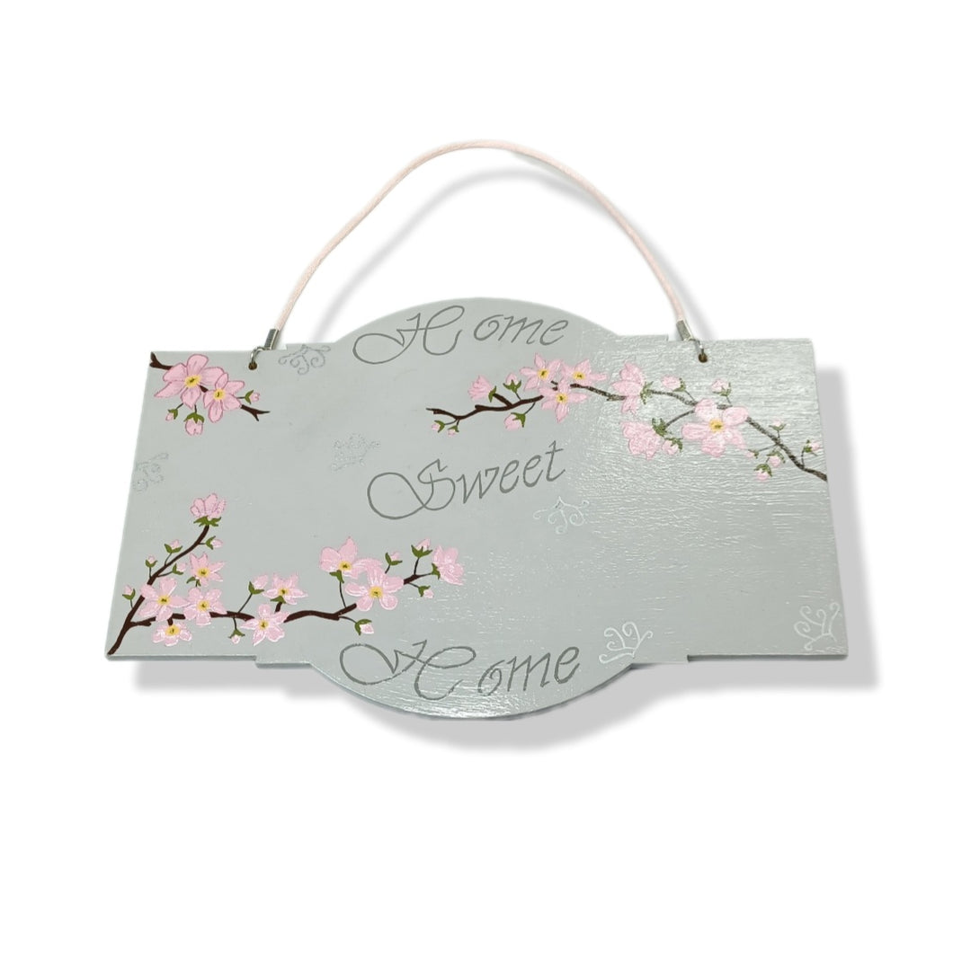 Wood Wall Decoration - Cherry Blossom design