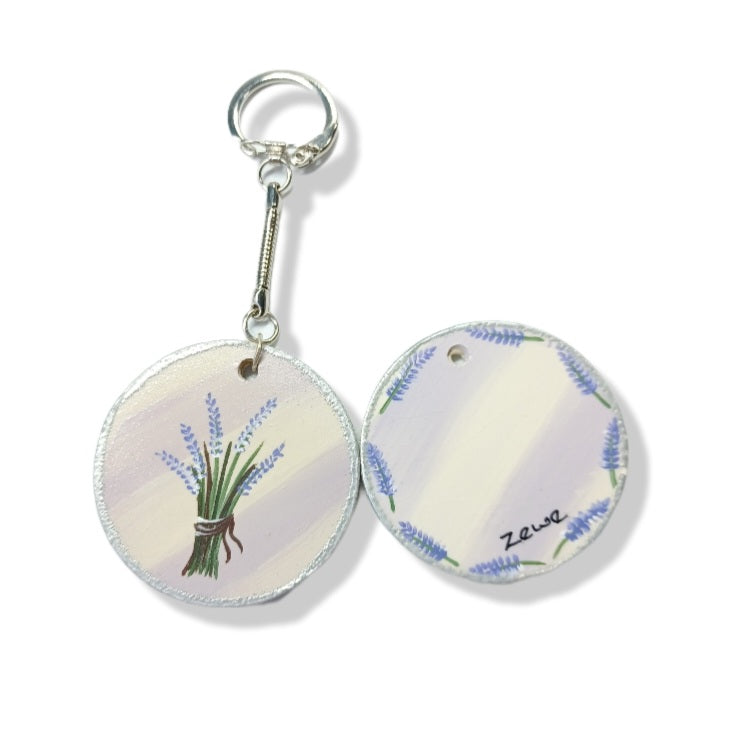 Key Rings - Lavender or Cornflower