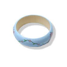 Wood Bangle - Butterfly design