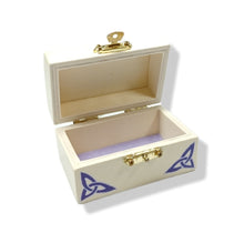 Trinket box - Celtic design - contemporary colours