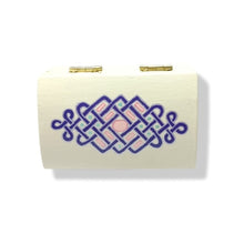 Trinket box - Celtic design - contemporary colours